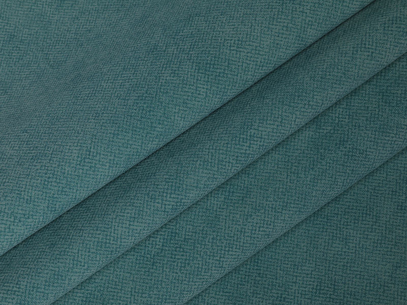 Tissu de canapé imprimé en velours givré imperméable
