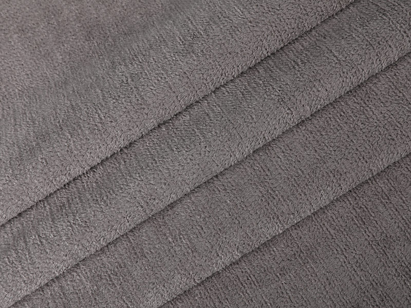 Tissus de canapé en velours uni en polyester de rembourrage super doux