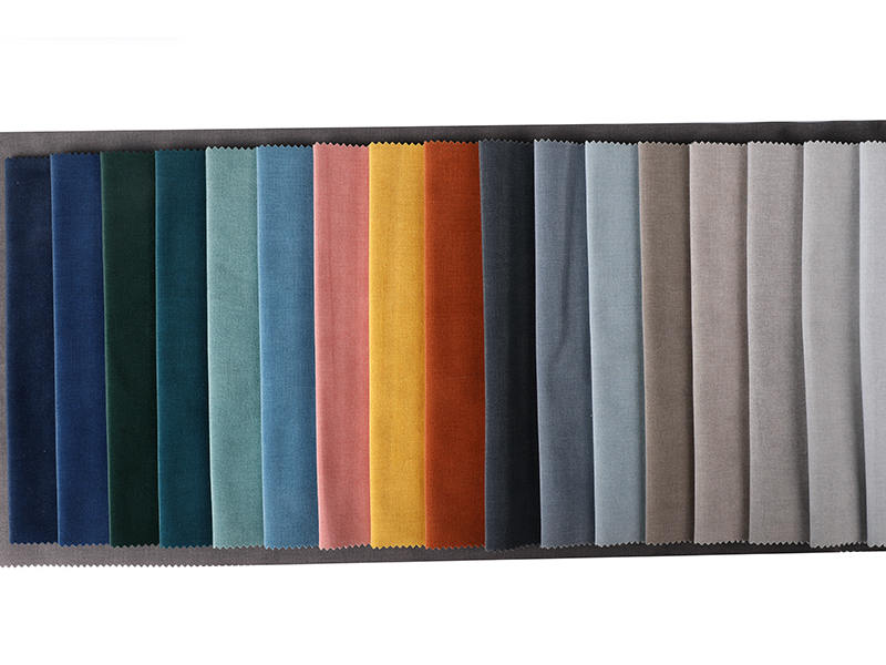 Tissu de canapé en velours givré