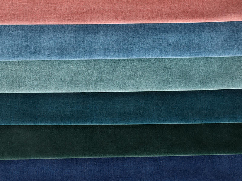 Tissu de canapé en velours givré